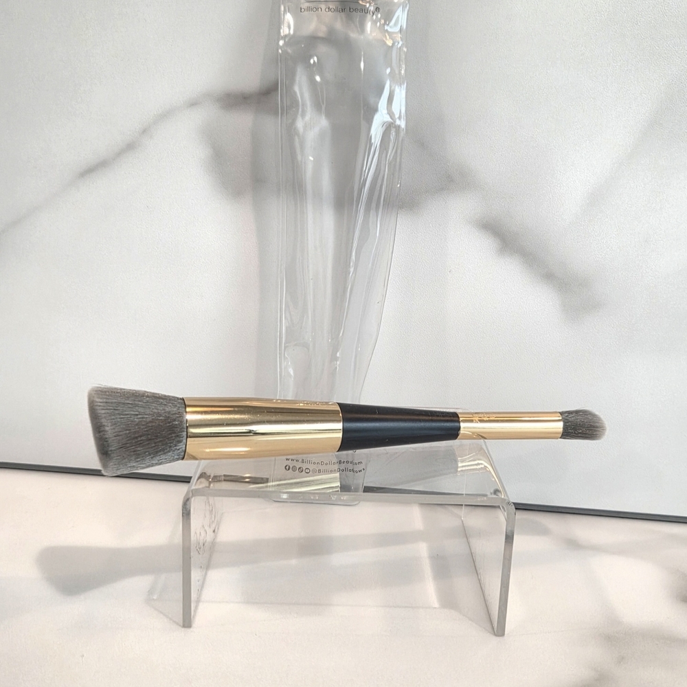 Billion Dollar Beauty BDB Sculpting Brush Duo,  Dual-Ended Brush - NEW PACKAGED